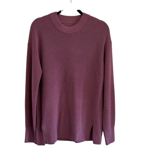 lululemon athletica Sweaters - Lululemon Merino Wool Blend Crewneck Sweater in Velvet Dust Size 6